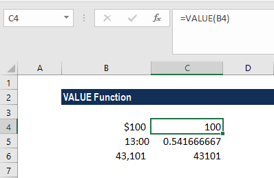 VALUE Function - Example 1