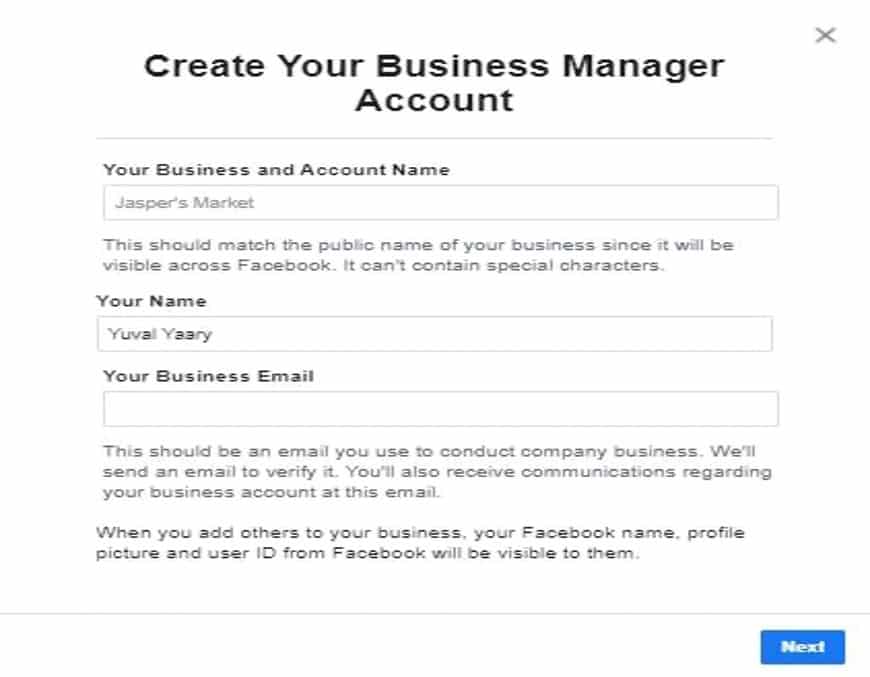 business-manager-account